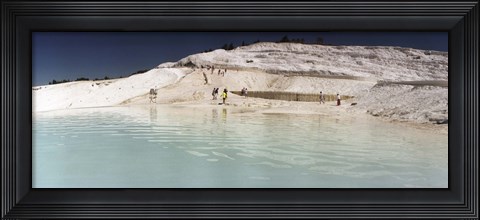 Framed Pamukkale, Denizli Province, Turkey Print
