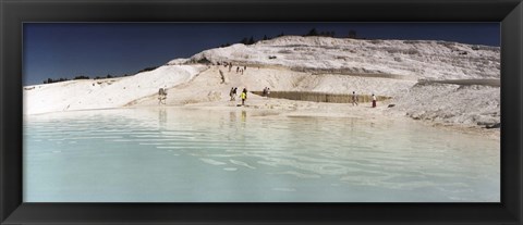 Framed Pamukkale, Denizli Province, Turkey Print