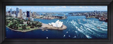 Framed Australia, Sydney, aerial Print