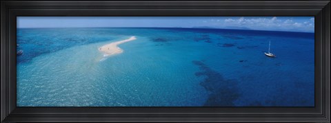 Framed Great Barrier Reef, Queensland, Australia Print