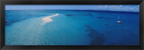 Framed Great Barrier Reef, Queensland, Australia Print