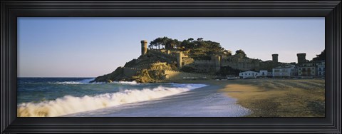 Framed Tourist Resort, Tossa De Mar, Catalonia, Spain Print