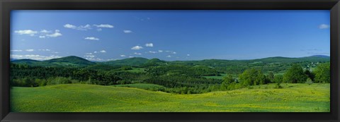 Framed Farm, Peacham, Vermont, USA Print