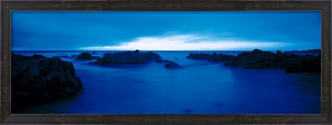 Framed Pacific Coast Monterey CA USA Print