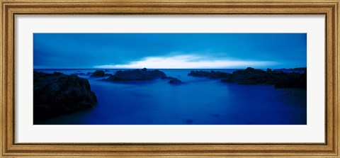 Framed Pacific Coast Monterey CA USA Print