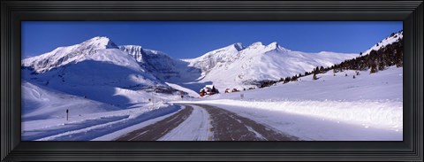 Framed Canada, Alberta, Banff National Park, icefield, road Print