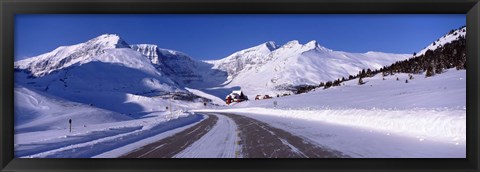 Framed Canada, Alberta, Banff National Park, icefield, road Print