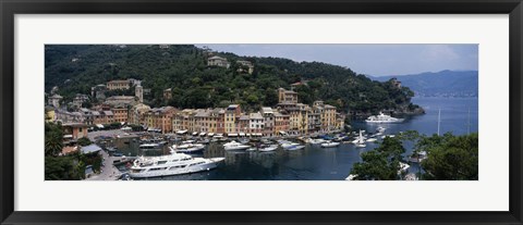 Framed Italy, Portfino Print