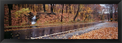 Framed Euclid Creek, Parkway, Ohio, USA Print