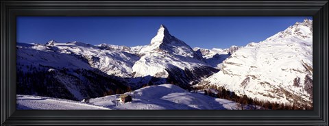 Framed Matterhorn, Zermatt, Switzerland (horizontal) Print