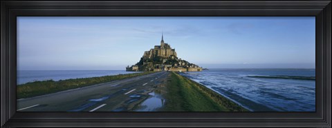 Framed France, Mont Saint Michel Print