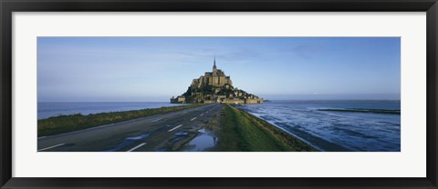 Framed France, Mont Saint Michel Print
