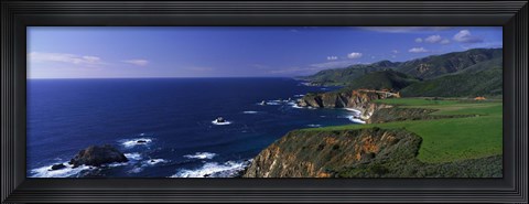 Framed Pacific Coast, Big Sur, California, USA Print