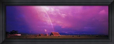 Framed Rainbow Arcata, CA Print