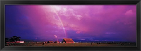 Framed Rainbow Arcata, CA Print