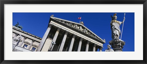 Framed Austria, Vienna, Parliament Print