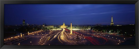 Framed France, Paris, Place de la Concorde Print