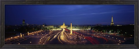 Framed France, Paris, Place de la Concorde Print