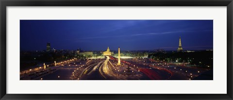 Framed France, Paris, Place de la Concorde Print