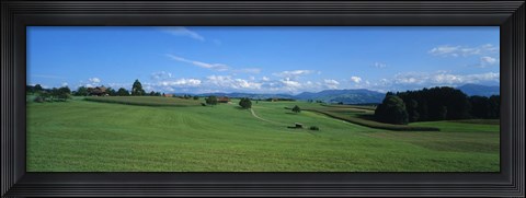 Framed View Along Rural Hillside, Zurich, Switzerland Print