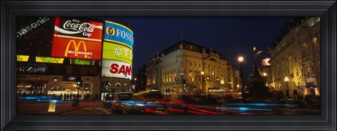 Framed Piccadilly Circus, London, England, United Kingdom Print