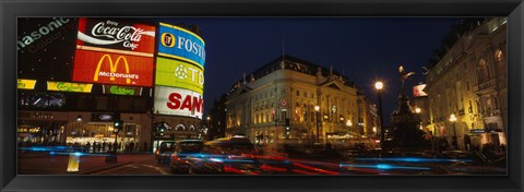 Framed Piccadilly Circus, London, England, United Kingdom Print