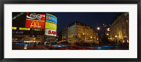 Framed Piccadilly Circus, London, England, United Kingdom Print