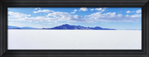 Framed Bonneville Salt Flats, Utah, USA Print