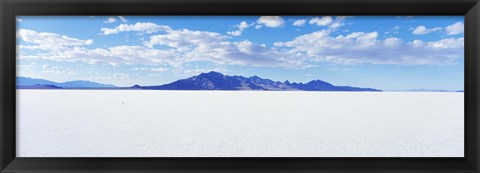 Framed Bonneville Salt Flats, Utah, USA Print