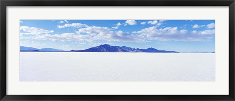 Framed Bonneville Salt Flats, Utah, USA Print