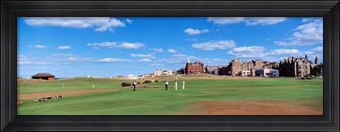 Framed Golf Course, St Andrews, Scotland, United Kingdom Print