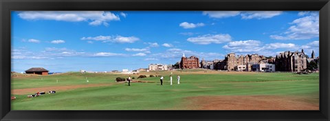 Framed Golf Course, St Andrews, Scotland, United Kingdom Print