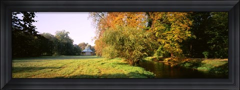 Framed Park Sans-Souci w/ teahouse in Autumn Potsdam Germany Print