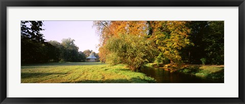 Framed Park Sans-Souci w/ teahouse in Autumn Potsdam Germany Print