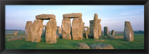 Framed England, Wiltshire, Stonehenge Print