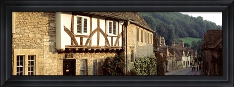 Framed Castle Combe, Wiltshire, England, United Kingdom Print