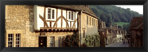 Framed Castle Combe, Wiltshire, England, United Kingdom Print