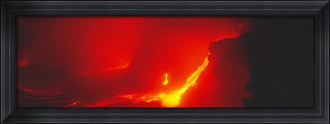 Framed Kilauea Volcano Hawaii HI USA Print