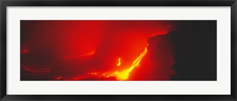 Framed Kilauea Volcano Hawaii HI USA Print