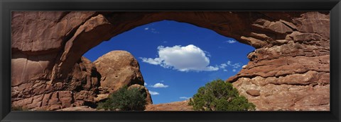 Framed North Window, Arches National Park, Utah, USA Print