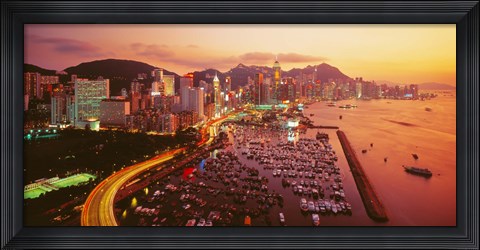 Framed Hong Kong Print