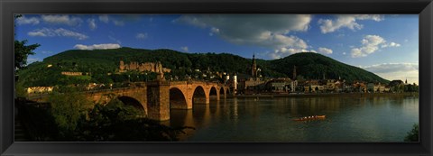 Framed Bridge, Heidelberg, Germany Print