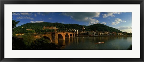 Framed Bridge, Heidelberg, Germany Print