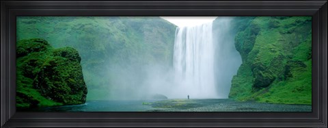 Framed Skogafoss Falls, Skogar River, Iceland Print