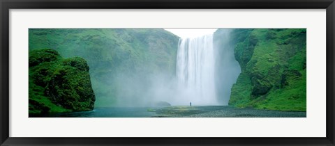 Framed Skogafoss Falls, Skogar River, Iceland Print