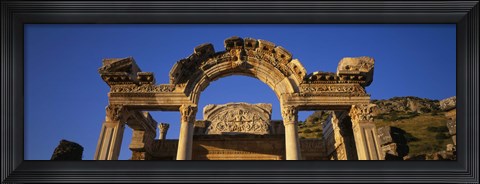 Framed Turkey, Ephesus, temple ruins Print