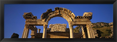 Framed Turkey, Ephesus, temple ruins Print