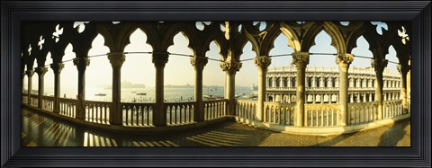 Framed Columns in Saint Mark Square, Venice Print