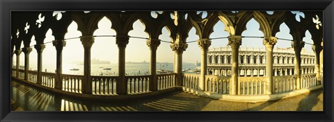 Framed Columns in Saint Mark Square, Venice Print