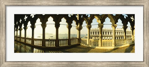 Framed Columns in Saint Mark Square, Venice Print